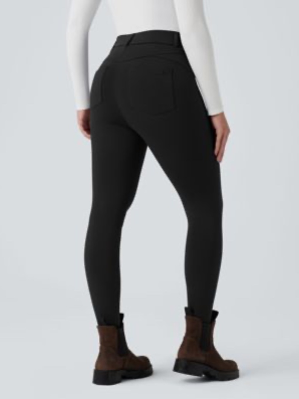 NWOT Halara SoftlyZero™ Plush Thermal High Waisted Casual 7/8 Leggings L T73